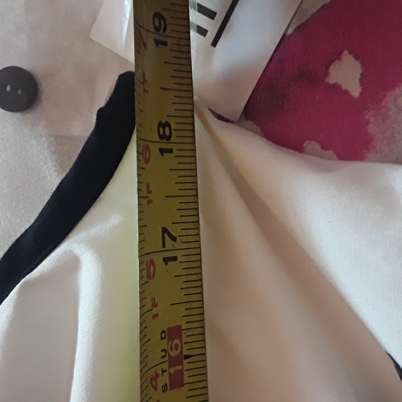 Robbie Bee Dress Vintage style White with black size 10 - Picture 8 of 9